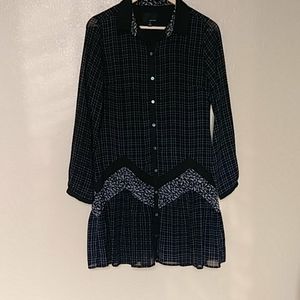 GREYLIN  BLACK/ WHITE dress  Sz  XS